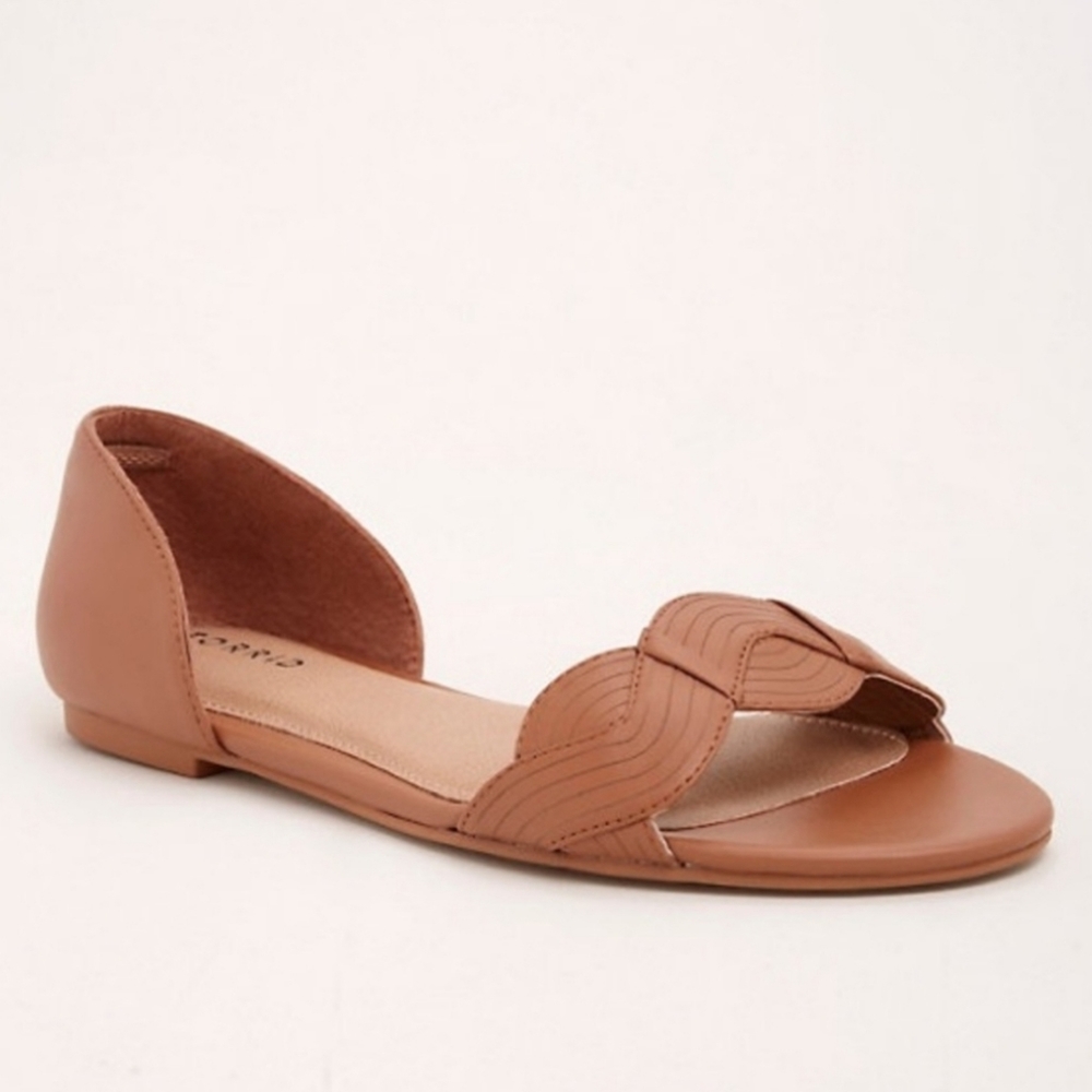 NWOT Torrid Open-Toe D'orsay Flats